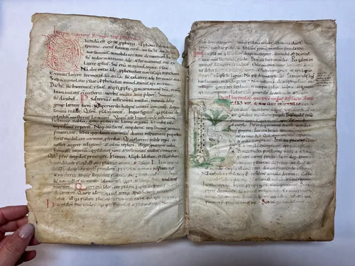 Restauro su pergamena medievale